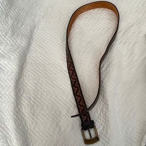 Leather belt from Argentina